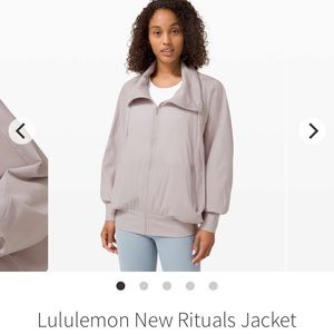 Lululemon New Rituals Jacket in Iced Iris